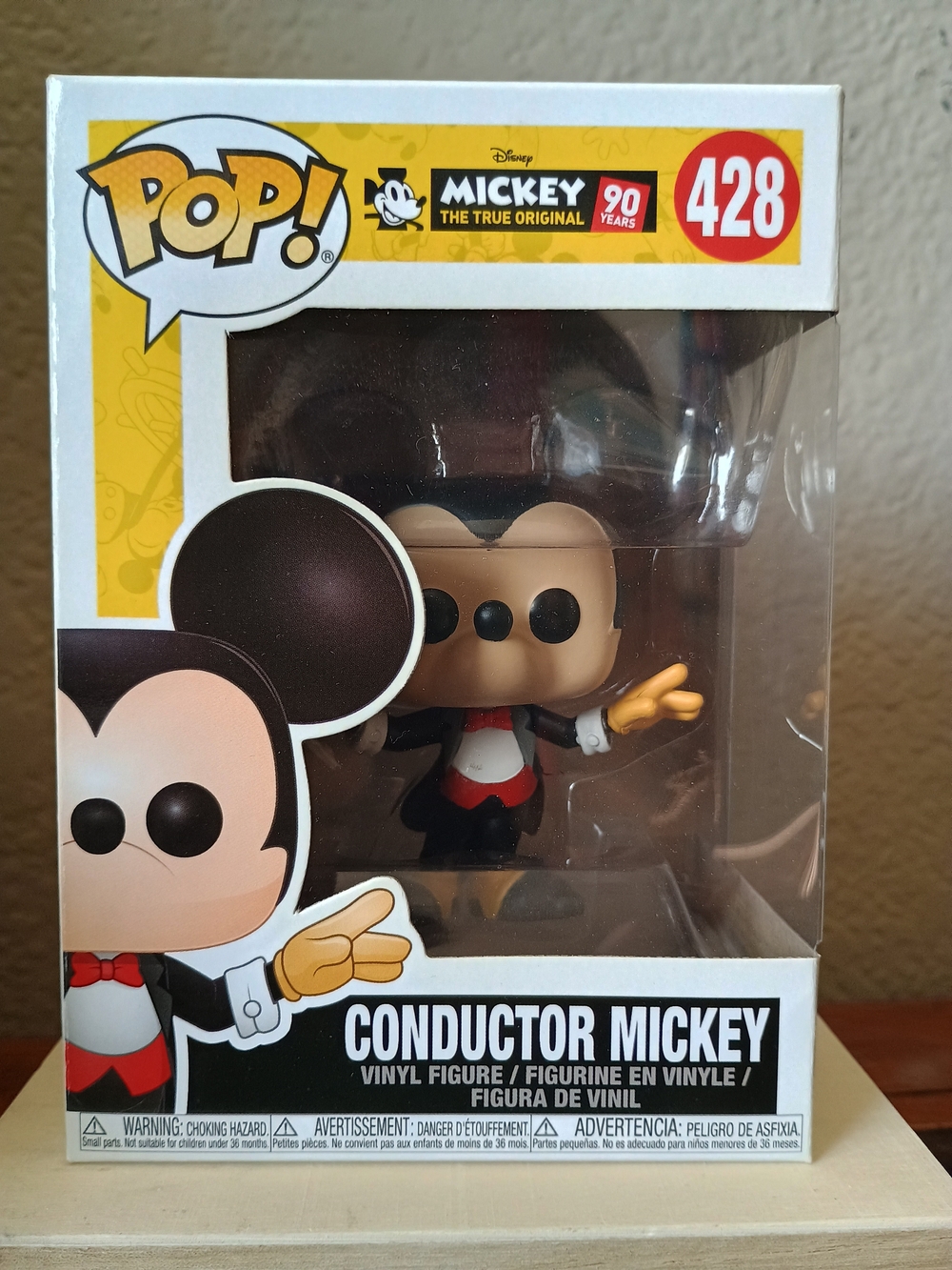 Funko Conductor Mickey #428 Pop! Disney Figure Black & Red